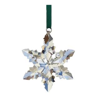 新款雪花水晶车挂件高档汽车饰品创意简约女士车内装饰后视镜吊坠