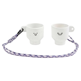 禾希有物 sipsip杯咖啡杯咖啡渣杯原创设计挂脖户外露营杯 化缘杯