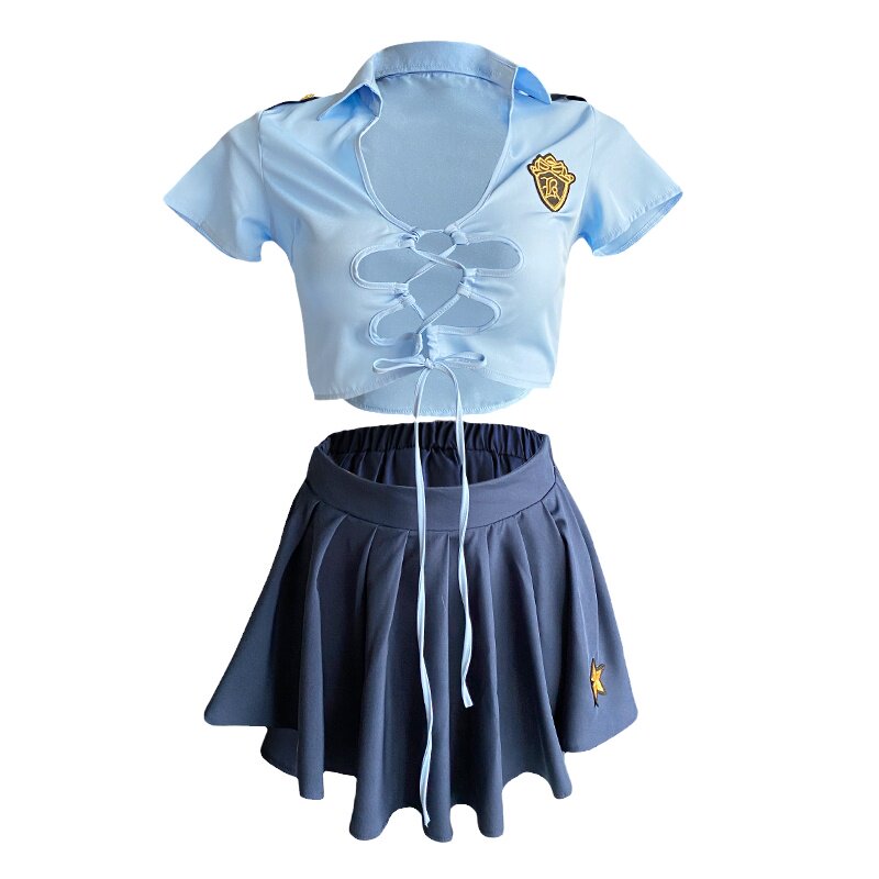 夏季学生吊带背心两件套超短裙