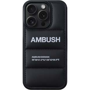 潮牌AMB个性iPhone15羽绒服手机壳时尚适用于苹果16Promax保护套防摔14pro酷炫小众13秋冬12防冻手11软壳绿色