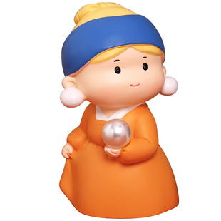 戴珍珠耳环少女小摆件家居客厅办公室桌面装饰品大艺术感生日礼物