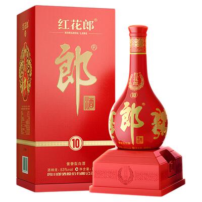 郎酒5代红花郎10酱香型白酒53度