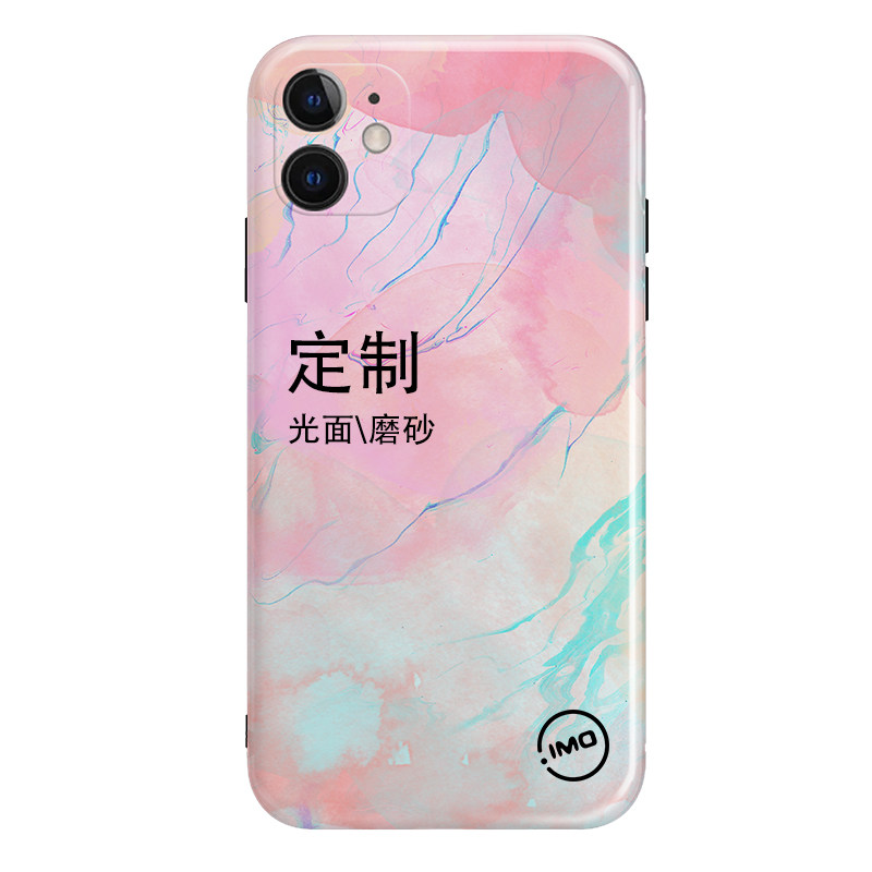私人IMD手机壳定制个性适用于苹果16型号情侣照片光面磨砂软壳
