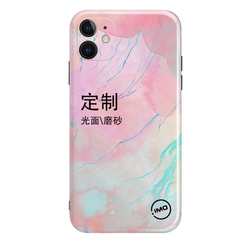 私人IMD手机壳定制个性适用于苹果16型号情侣照片光面磨砂软壳