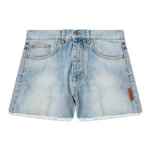 OFF-WHITE™女装毛边牛仔短裤190000XO