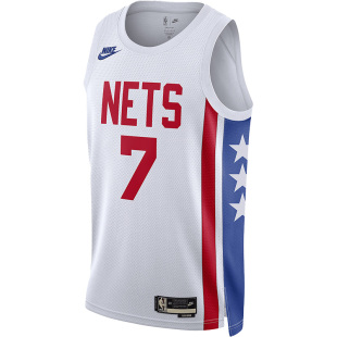 Nike/耐克官方正品布鲁克林篮网队DRI-FIT 男子球衣DO9444-101