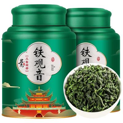 安溪铁观音特级茶叶2024新茶兰花香乌龙茶袋装礼盒装500g送礼长辈