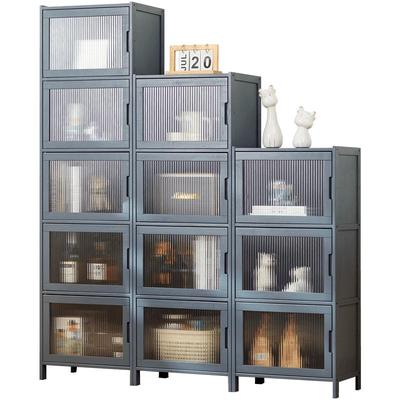 木马人书柜现代简约带门防尘格子