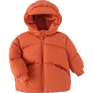 巴拉巴拉儿童鹅绒羽绒服宝宝中长款外套冬装新款童装男童女童加厚