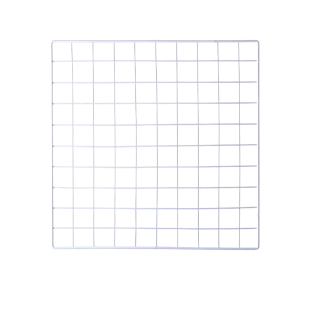 幼儿园墙网片网格铁网货白色照片墙网架铁丝格子网超市挂墙置物架