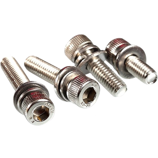 QD黑色304不锈钢杯头内六角三组合螺丝圆柱头螺钉螺栓2M3M4M5-M12