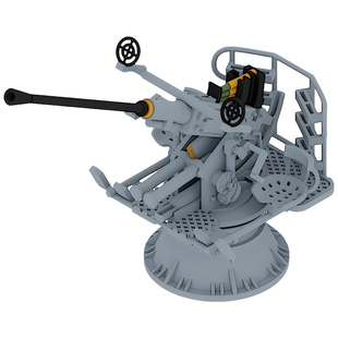 凯旋模型 1/700 博福斯40mm防空炮前期/后期型+防空兵人 多款可选