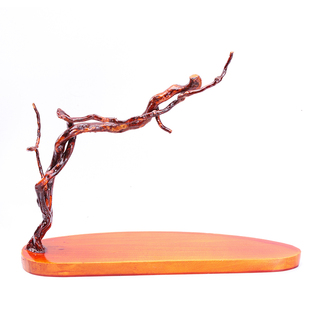 新中式禅意根雕工艺品风化木摆件茶室客厅电视柜玄关人物软装饰品