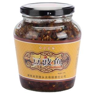 湖南特产茶陵香辣豆豉鱼仔农家柴火鱼下饭小鱼仔零 450g新日期