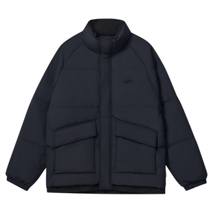 Levi's李维斯25年秋冬新款情侣美式休闲都市通勤简约立领羽绒服