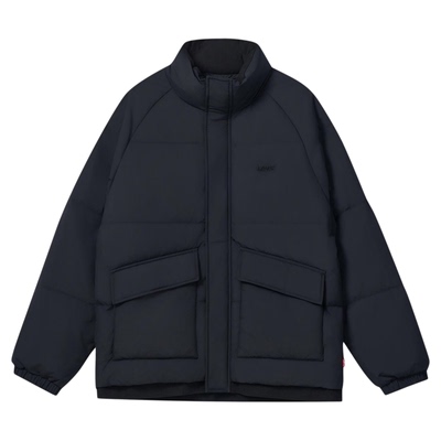 李维斯男士通勤简约立领羽绒服