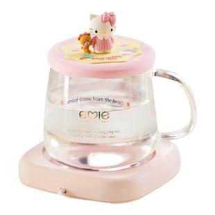 亿觅hellokitty恒温加热杯垫杯套装暖暖杯55度保温杯垫自动恒温暖智能二档器家用保温碟玉桂狗办公室桌面实用