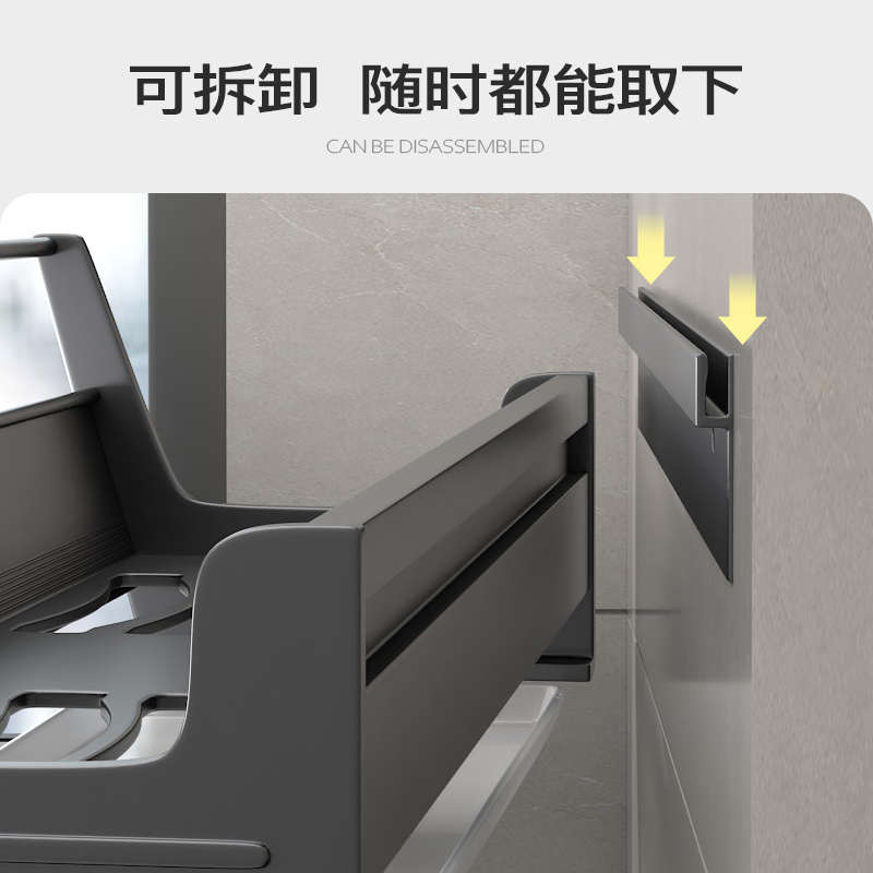 碗架沥水架厨房洗碗架免打孔墙上壁挂碗碟具收纳架碗盘置物架子