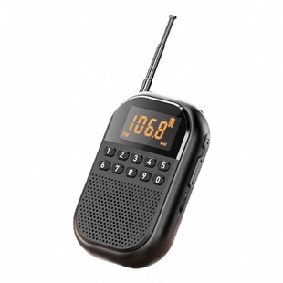 迷你收音机2025新款小型便携式微型FM袖珍mini老人专用多功能蓝牙