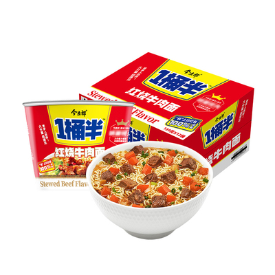 今麦郎香辣红烧牛肉面牛肉面整箱