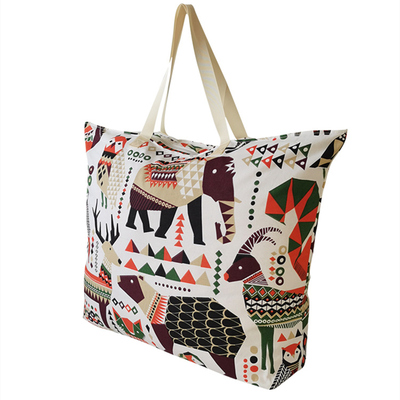 帆布被子收纳袋卡通环保无异味