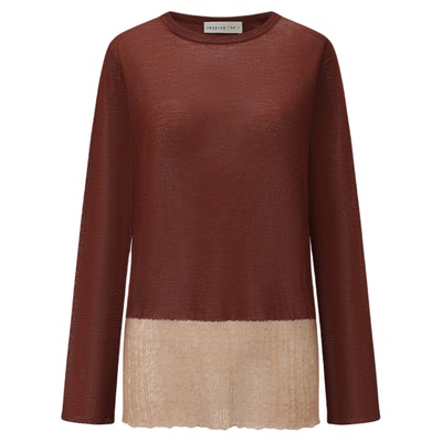 swaying/knit【羊绒撞边套衫】设计师品牌 no退可换 YOUNGC买手店