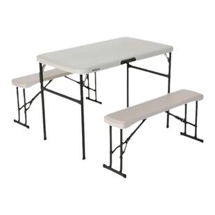 lifetime野餐桌防雨防水户外折叠桌椅露营野营车载折叠桌椅