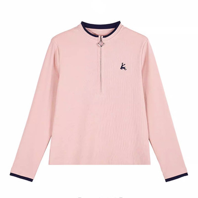 春季刺绣长袖显瘦可外穿T恤女