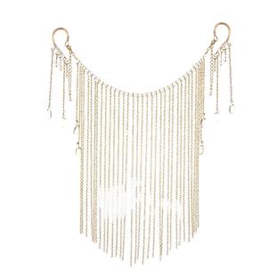 面帘古风遮脸面纱流苏挂耳汉服古装头饰遮面全套饰品超仙气配饰