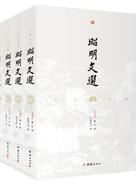 套装4本文白对照昭明文选