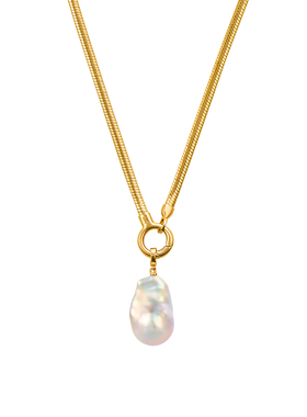 AmberLollipop巴洛克珍珠项链