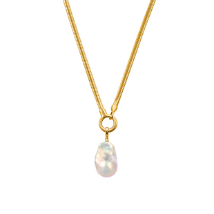 Amber Lollipop巴洛克淡水珍珠项链女款轻奢小众吊坠颈链新年礼物