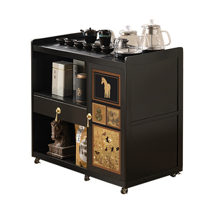 移动边几小茶桌子茶几沙发侧边柜烧水壶一体家用床头网红简易角几