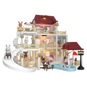 考拉日记玩具旗舰店2025新款儿童节玩具女孩公主别墅娃娃屋城堡3一6岁生日新年礼物
