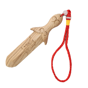 桃木七星剑乾坤天罡挂件紫薇五帝婴儿夜哭床头枕下朱砂桃树老木料