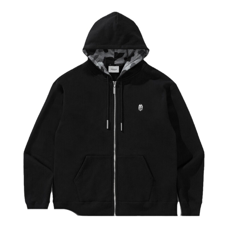 猿人图案卫衣外套BAPEBLACK