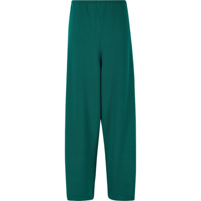 【38开门红】CORDERA 夏季女简约绿色绵羊毛直筒裤休闲裤