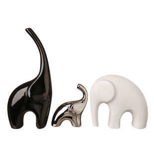 贝汉美大象摆件轻奢装饰品摆设家居客厅餐边柜子酒柜电视柜工艺品