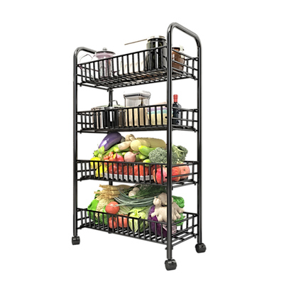 多层落地蔬果收纳筐家用置物架
