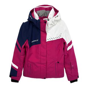 WHSROMA女滑雪衣冬季夹棉外套防水双板冲锋衣开衫户外保暖553010