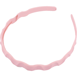 三福纯色发箍少女心波浪头箍元气可爱洗脸发卡小众设计感发饰头饰