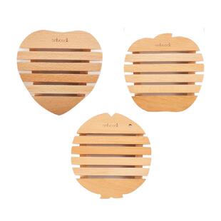 onlycook家用实木锅垫木质垫子防烫隔热垫餐垫杯垫碗垫盘垫餐桌垫