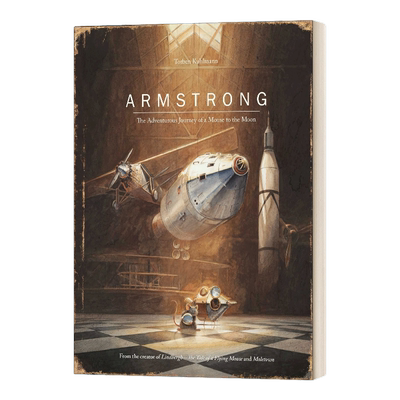 英文原版 Armstrong The Adventurous Journey of a Mouse to the Moon 阿姆斯特丹 老鼠登月的冒险之旅 精装绘本 英文版 进口书籍