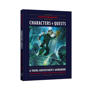 【现货】角色与任务（龙与地下城）：年轻冒险家创建英雄并讲述他们故事的手册 Characters & Quests (Dungeons & Dragons)