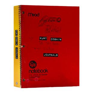 柯特·科本日记Kurt Cobain: Journals 英文原版 涅磐乐队主唱 柯特亲笔写画 摇滚音乐圣人 朋克音乐 日记手册 手稿图 信件