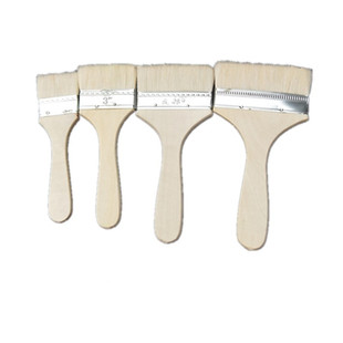 长柄羊毛刷23458英寸木柄不掉毛耐酸碱油漆墙面乳胶漆涂料刷子