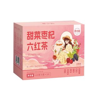 【阿里健康自营】养中和甜菜枣杞六红茶120克(6克x20)