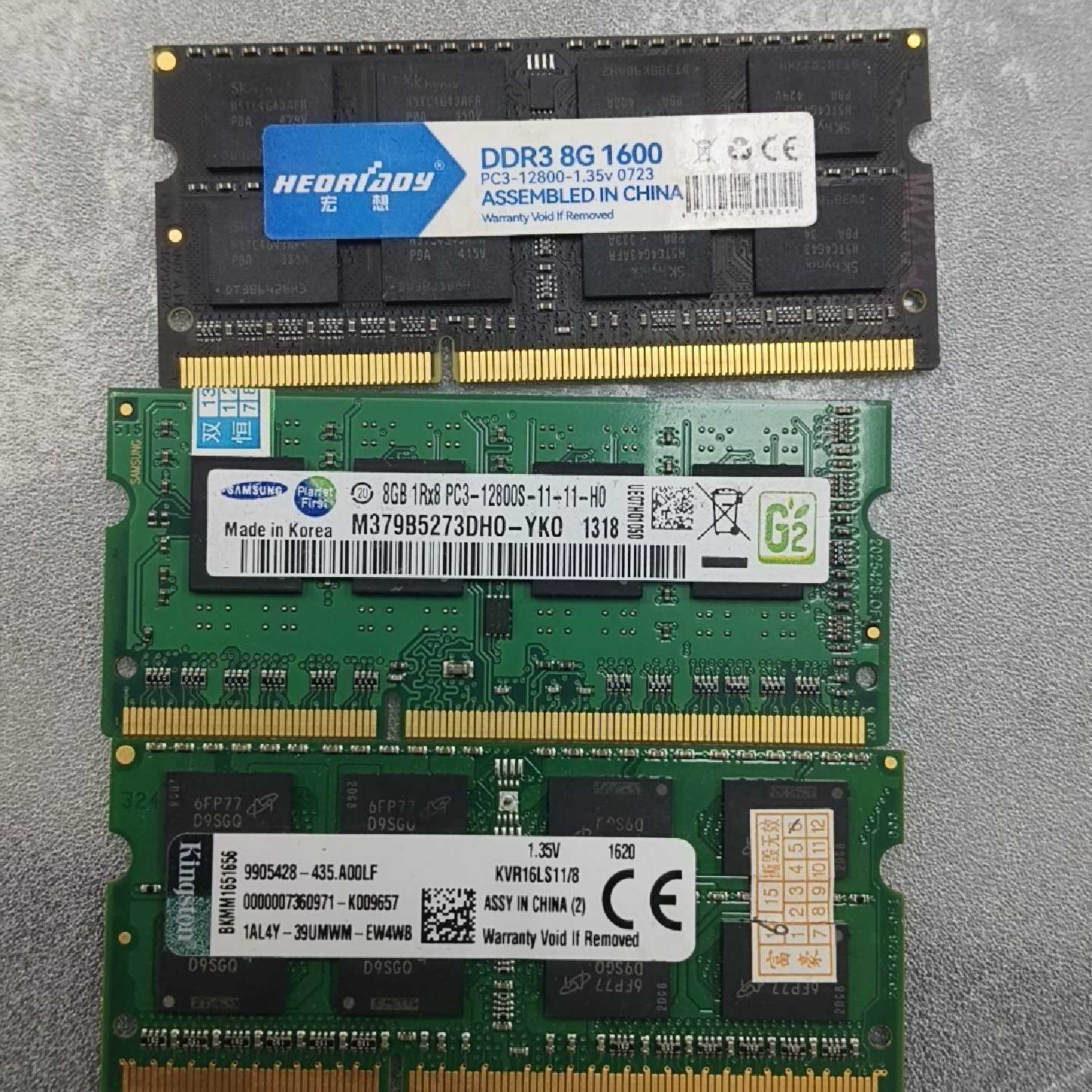三星8GDDR3笔记本内存条型号M379B5273DH0议价图片