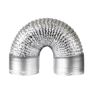 厨房抽油烟机排烟管铝箔排风管加厚通商用排气管道配件150到300大