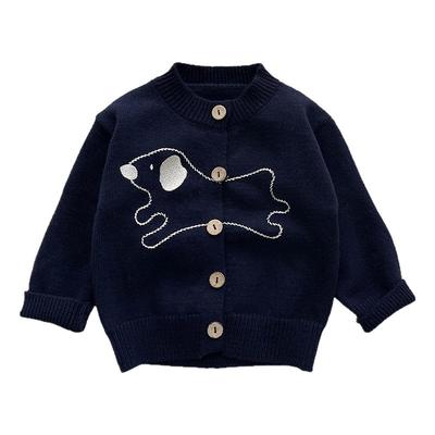 卡通狗混纺套装韩版春秋季两件套